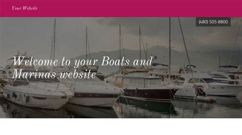 marina website.